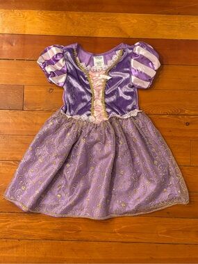 Disney Store Rapunzel Princess Costume Dress Girls Size 4 Tangled